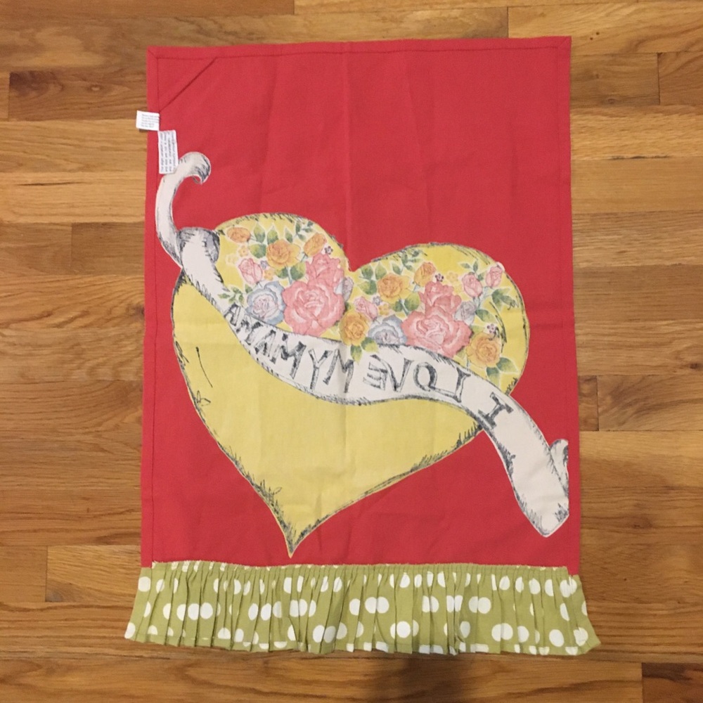 NWOT Julia Junkin Dish Towel, “I Love My Mama” - Picture 2 of 3